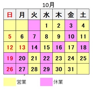 久喜市　遠隔治療　イネイト活性療法　12月の予定